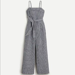 Jcrew Tie-waist Linen Jumpsuit NWT